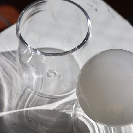 " RUKA Glass " ORB CANISTER - I