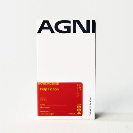 " AGNI TOKYO " Incense - Pulp Fiction / パルプフィクション