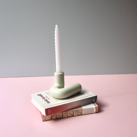 "OCTAEVO" Templo Candle Holder - light mint  -