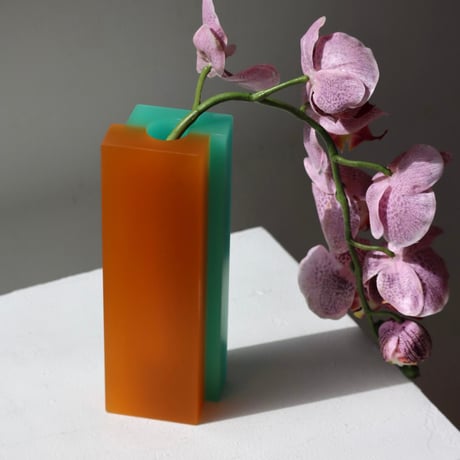 "dean toepfer" VASE VERSA  - turquoise / orange