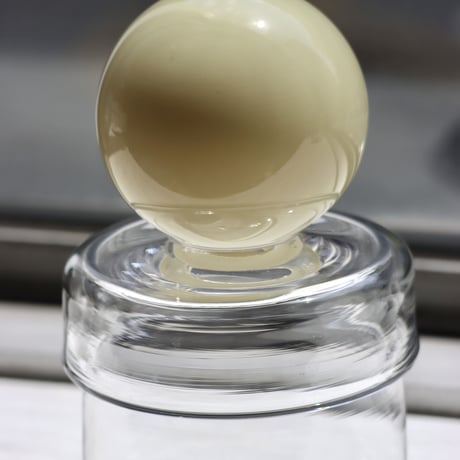 " RUKA Glass " ORB CANISTER - D