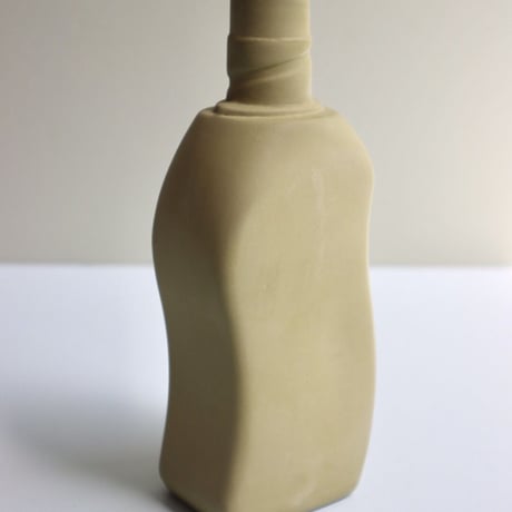 "Foekje Fleur" porcelain bottle vase - Moss -