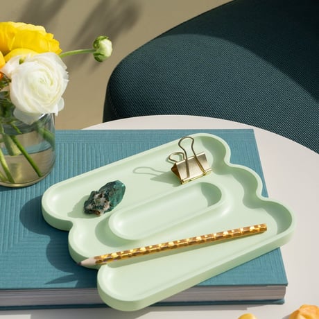 "OCTAEVO" Catchall Templo WAVE - light mint  -