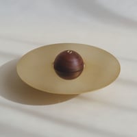 “ERINA CALDEIRA STUDIO" SPACE. incense stand / お香立て - Walnut & Brass
