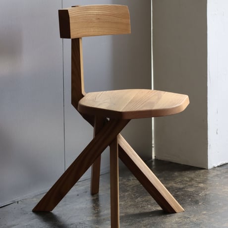" Pierre Chapo " Chair with 7-shaped Back S34