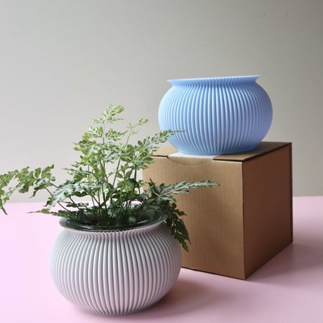 "Sheyn." Zayl 126g Planter - Cool Grey  -