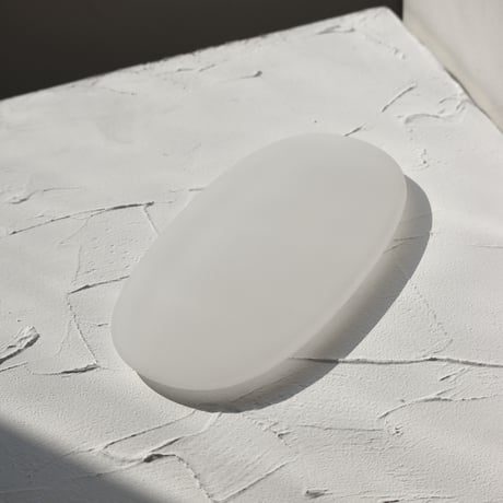 "Somini Studio" D.PLATE S size - acrylic white -