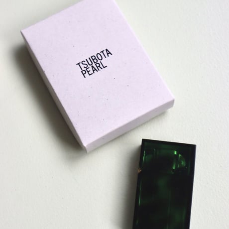 "TSUBOTA PEARL" HARD EDGE MARBLE - Green tortoise -