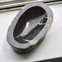 " OAK ” Petrified Wood Accessory Tray - M #413