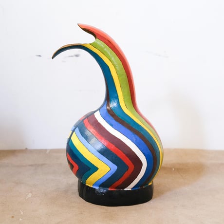 Colorful painted vases