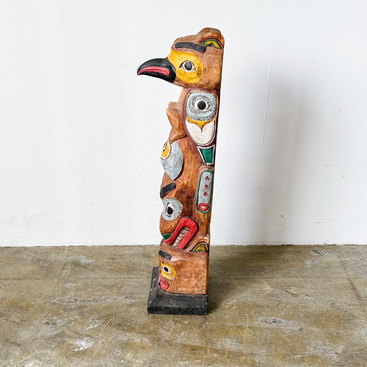 トーテムポール　木製　totem pole totem pole | STORE IN FACTORY