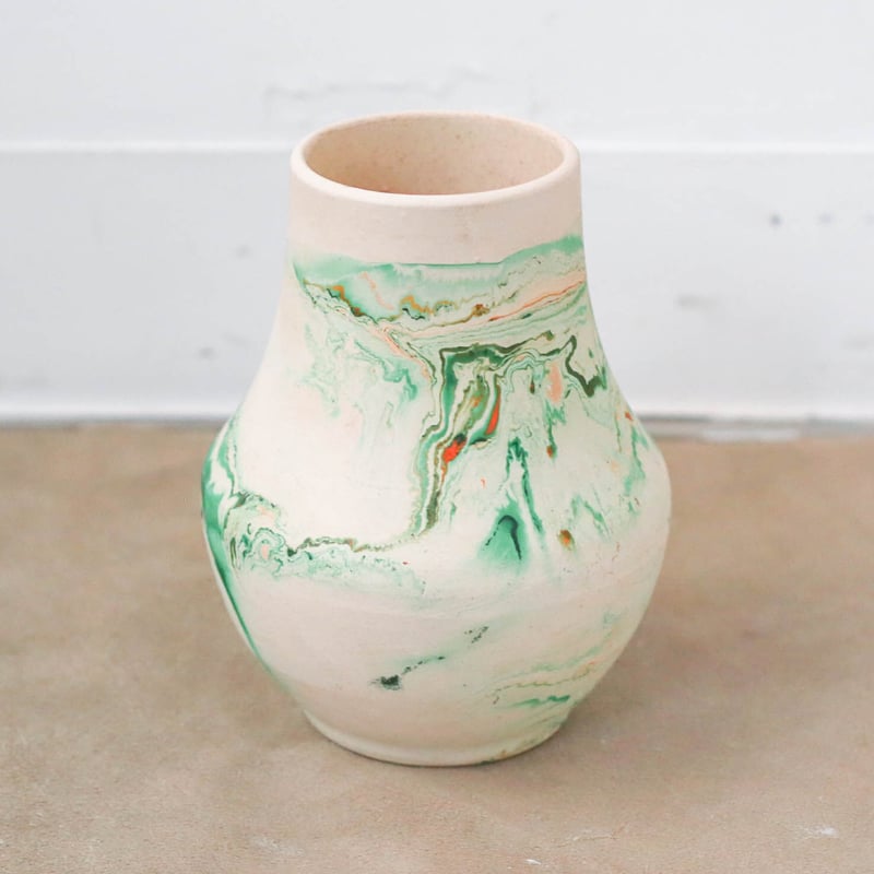 NEMAJI POTTERY green 花瓶 NEMAJI POTTERY green 花瓶