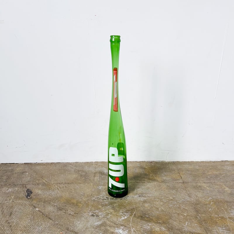 stretched glass bottle 