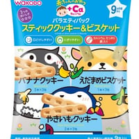 婴幼儿零食+钙钙质百变包 9包饼干棒和饼干