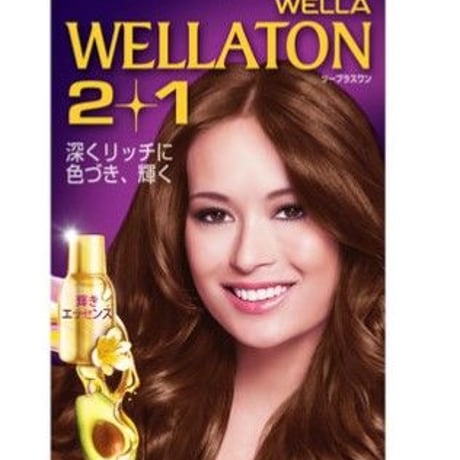 WELLATON  2+1 染发剂 8CB略浅  透明棕色 1套