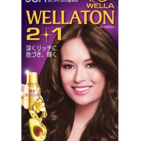 WELLATON  2+1 染发剂 5GM 自然时尚灰棕色 1套