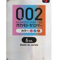 冈本零号双色   粉色、蓝色、橙色    6套