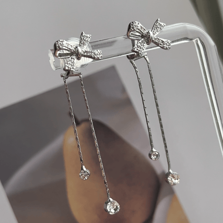 stella bow ピアス イヤリング