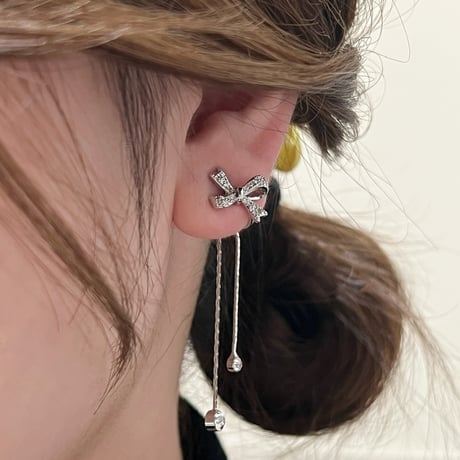 stella bow ピアス イヤリング
