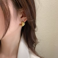 Metal gold ピアス