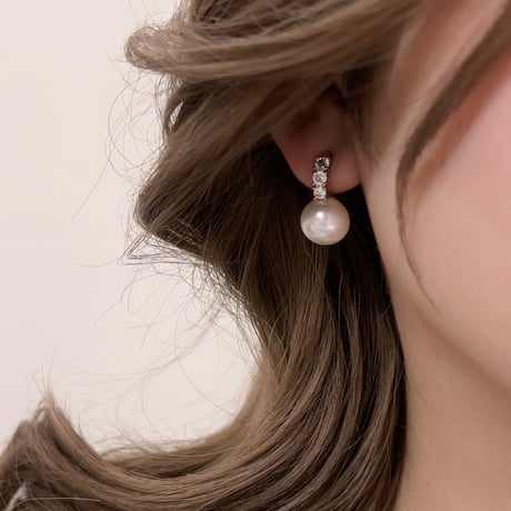 pearl stone ピアス イヤリング