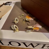 結び　ピアス イヤリング