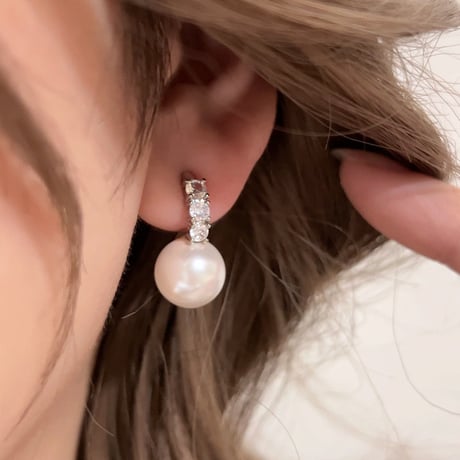 pearl stone ピアス イヤリング