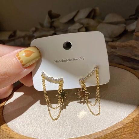 shooting star ピアス