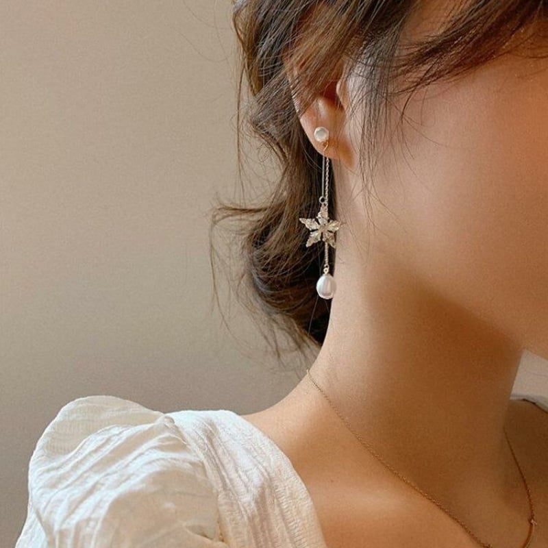 soiréeO 2023 〜Flower Collection〜　ピアス flower Crystal イヤリング ピアス | Cattlya