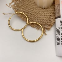 キャッチレス HOOP ピアス 2カラー