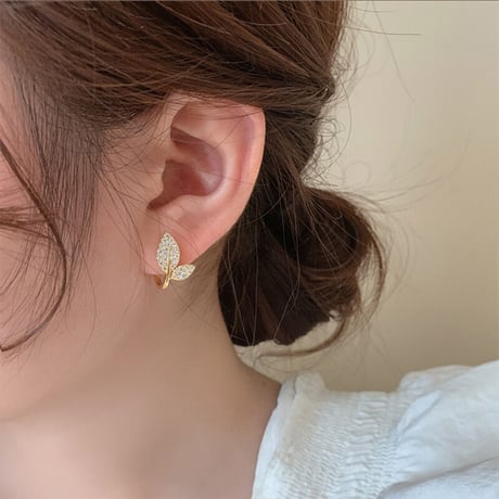 Leaf Leaf キャッチレスピアス