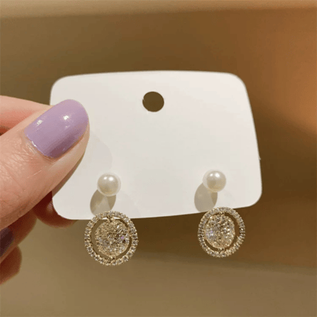 zirconia circle ピアス