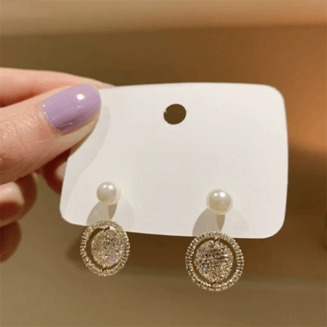 zirconia circle ピアス