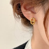 anchor キャッチレス ピアス イヤリング