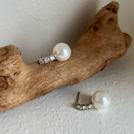 pearl stone ピアス イヤリング