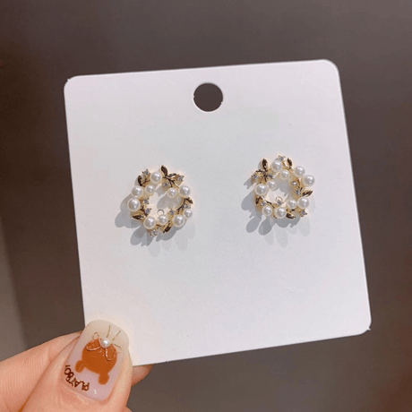 leaf ピアス　イヤリング
