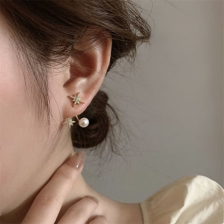 star pearl ピアス