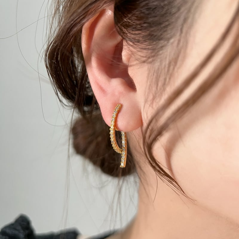 クロス イヤリング ピアス | Cattlya