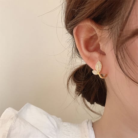 Leaf Leaf キャッチレスピアス