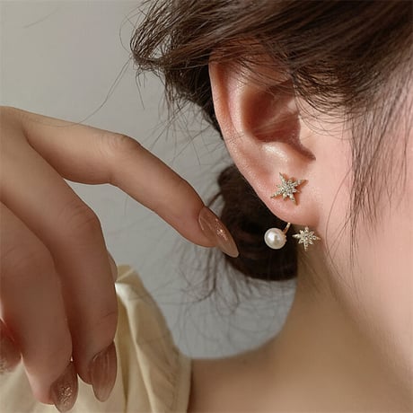 star pearl ピアス