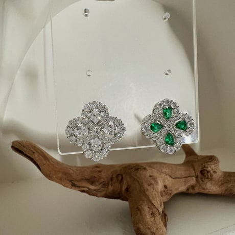 stone flower イヤリング