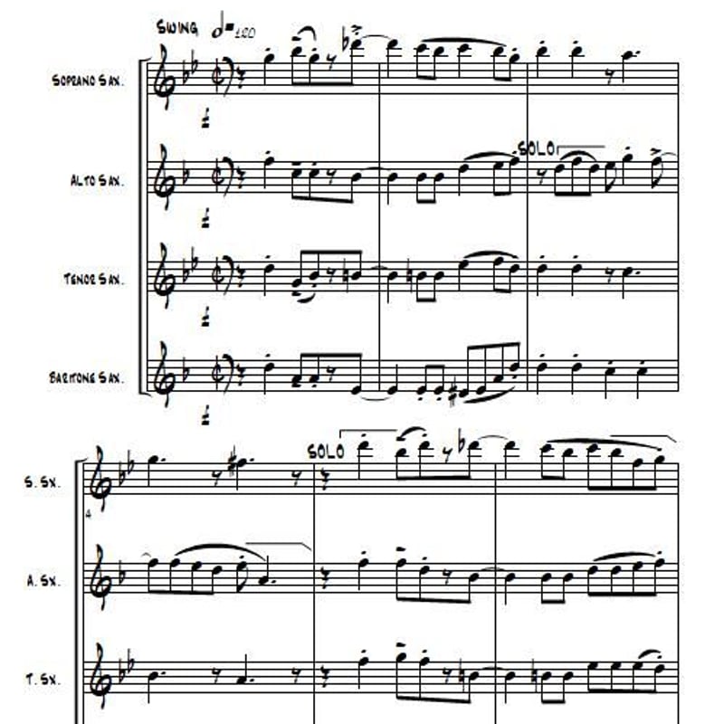 ルパン三世'80（Sax四重奏） | コンゴルト音楽出版