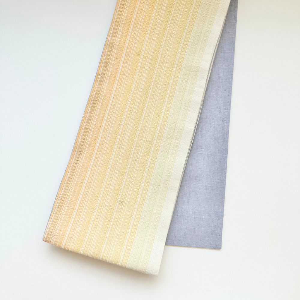 一年を通じて！綿×麻　半巾帯 綿麻半幅帯｜井登美 | きものすなおショップ