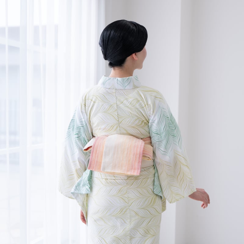 綿麻半幅帯｜井登美 | きものすなおショップ