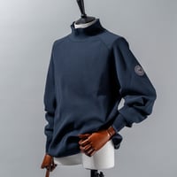 MOCO [ 21-2242811 ] IRMﾜｯﾌﾙｻｰﾏﾙﾆｯﾄ【長袖ﾊｲﾈｯｸ】- ﾈｲﾋﾞｰ(98)