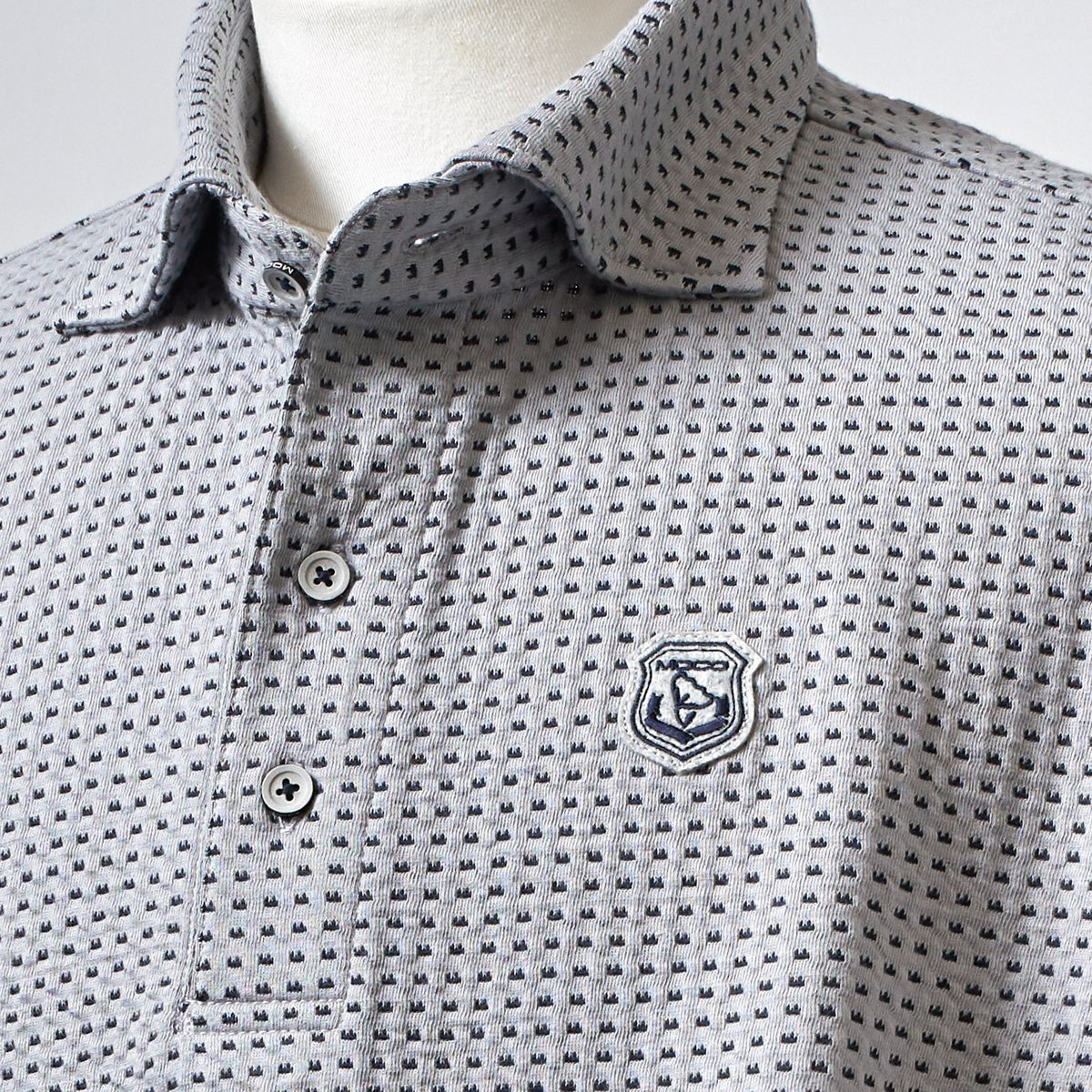 Moco（感謝） MOCO [ 21-2252910 ] T/Cｼﾞｬｶﾞｰﾄﾞ【長袖ｼｬﾂ】 - ﾌﾞﾗｯｸ(