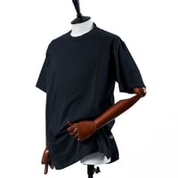 TRATTO [ 31-2251242 ] KAMIKIJIﾍﾞｱ天竺【半袖ｸﾙｰTｼｬﾂ】 - ﾌﾞﾗｯｸ(19)