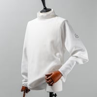 MOCO [ 21-2242811 ] IRMﾜｯﾌﾙｻｰﾏﾙﾆｯﾄ【長袖ﾊｲﾈｯｸ】- ｵﾌﾎﾜｲﾄ(05)