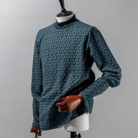 MOCO [ 21-2242911 ] ﾊﾞｽｹｯﾄ柄ｼﾞｬｶﾞｰﾄﾞ表起毛【長袖ﾓｯｸﾈｯｸ】 - ﾈｲﾋﾞｰ(98)