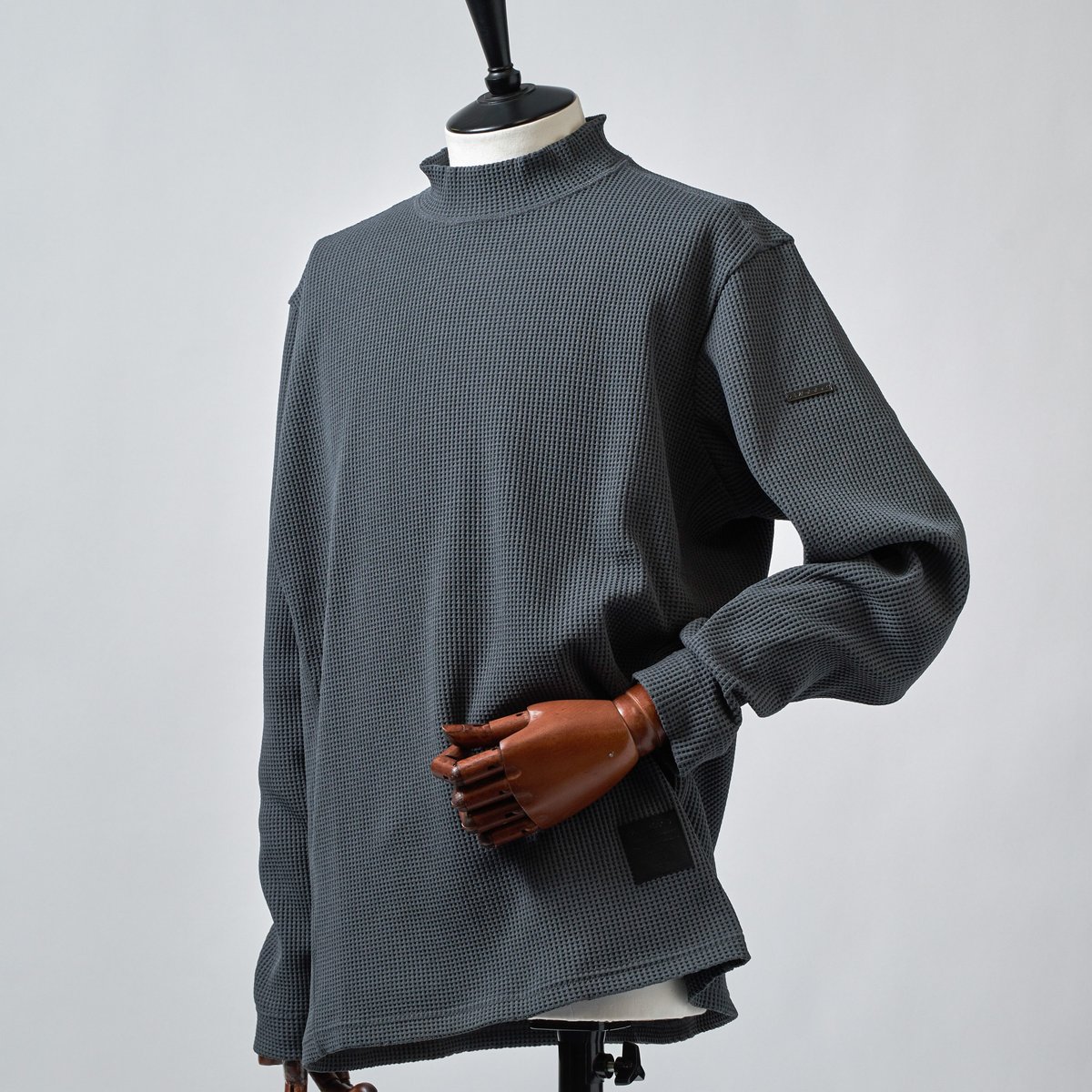 MOCO [ 21-2252911 ] IRM®ﾜｯﾌﾙｻｰﾏﾙﾆｯﾄ【長袖ﾓｯｸ】 - ﾀﾞ